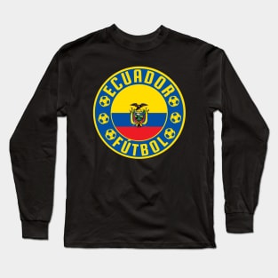 Ecuador Fútbol Long Sleeve T-Shirt